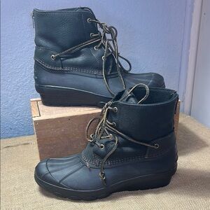 Sperry  Leather Lace-Up Boots